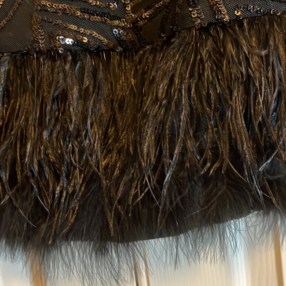 Black Sequin Adjustable Strap Top - image 4